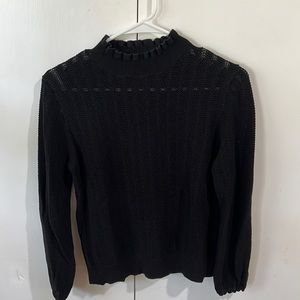 J. Crew black summer sweater size medium